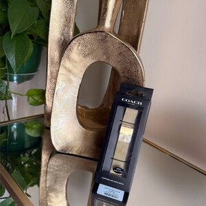 NWT Coach Gold Mesh Watch Band for Apple Watch